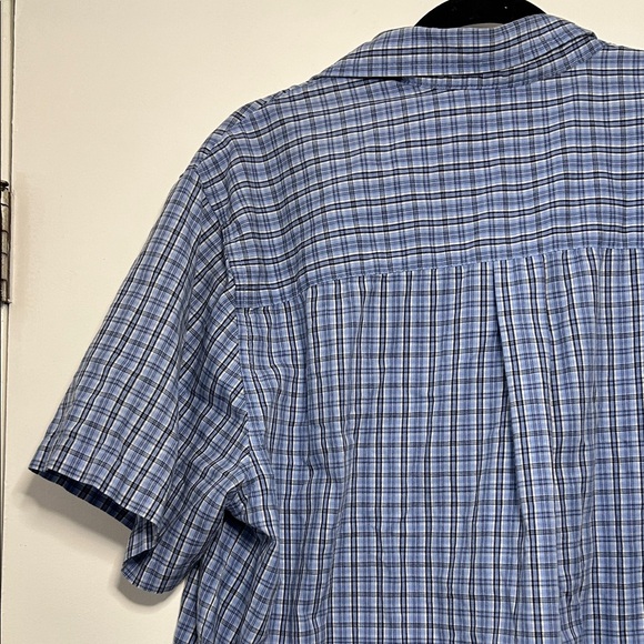 Cherokee Men's Blue Plaid Button-Down Shirt XL - Picture 8 of 11